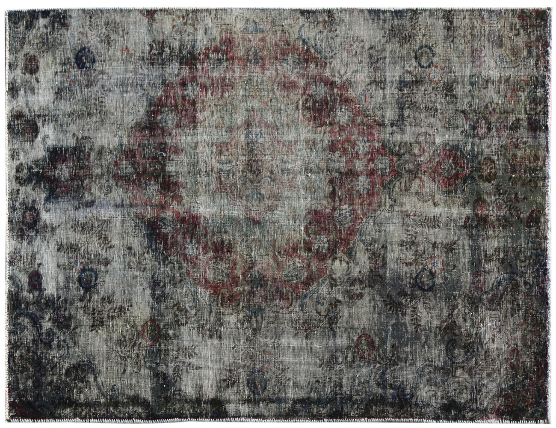 Vintage Tæppe  grå <br/>215 x 118 cm