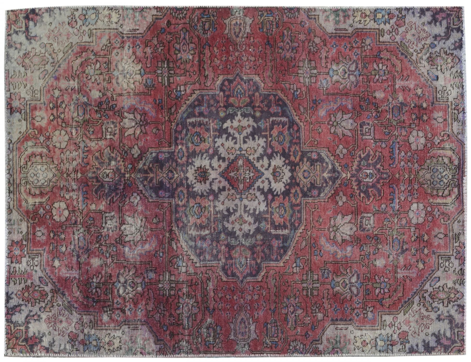 Tappeto Vintage  rosso <br/>217 x 134 cm