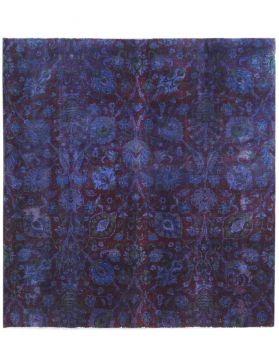 Quadrat Vintage Teppich  lila <br/>235 x 207 cm