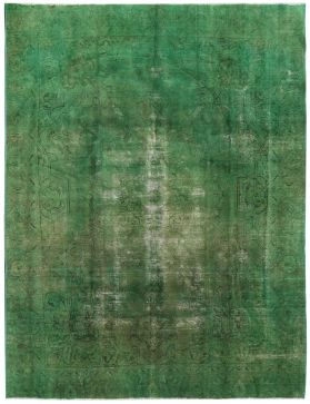 Alfombra vintage 370 X 267 verde