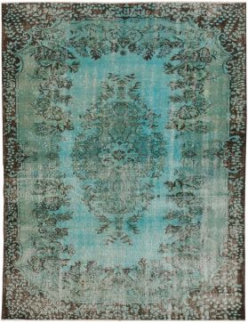  Vintage Tapijt 266 X 173 blauw