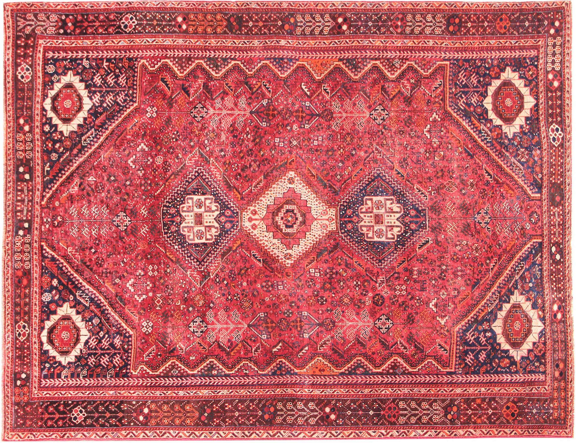 Qashqai Alfombra  rojo <br/>281 x 203 cm