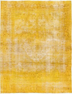 Tappeto vintage persiano  giallo <br/>307 x 198 cm