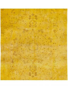 Tappeto vintage persiano  giallo <br/>168 x 168 cm