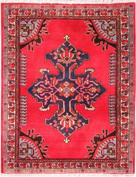 Hamadan Tappeto  rosso <br/>107 x 85 cm