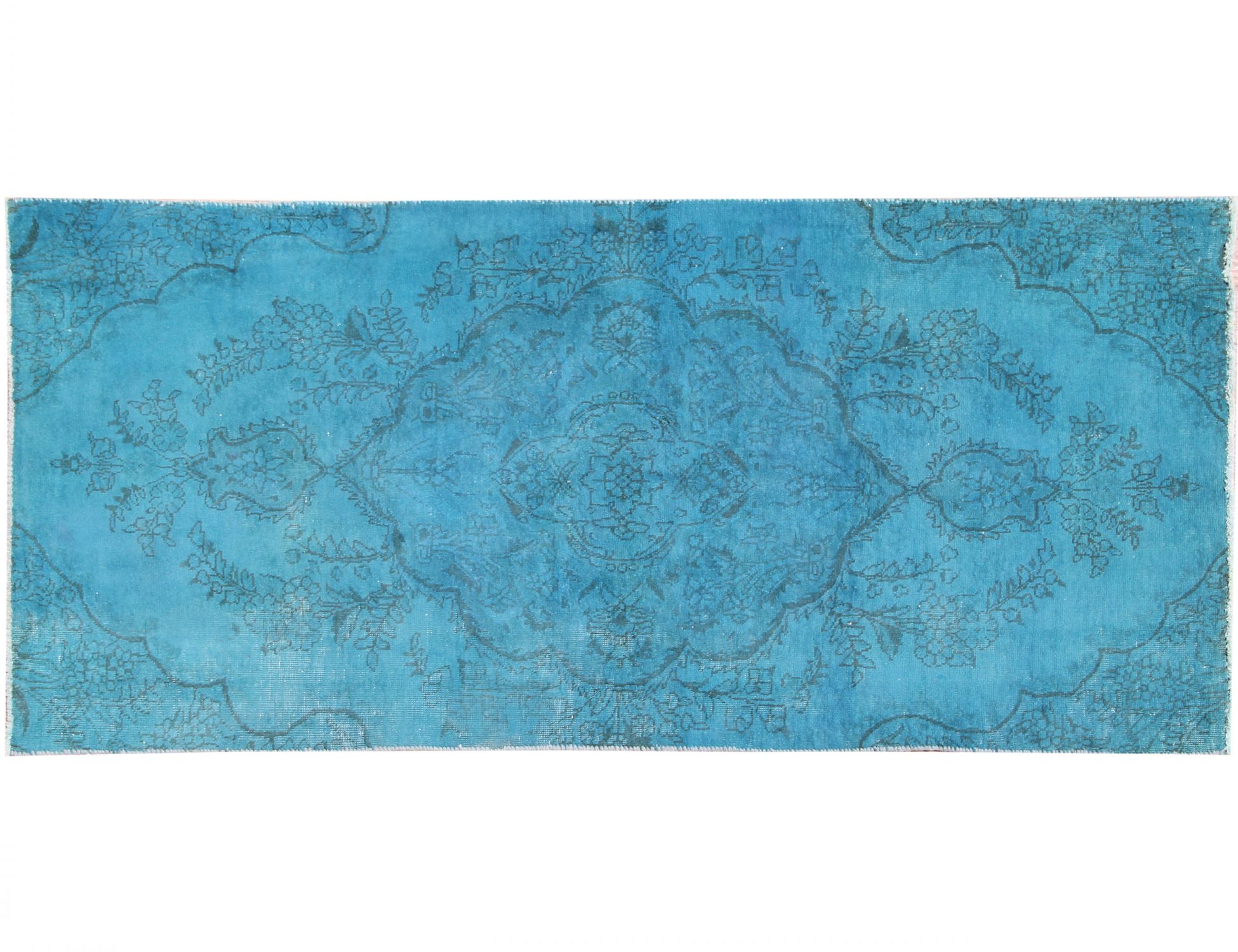 Alfombra persa vintage  azul <br/>210 x 113 cm