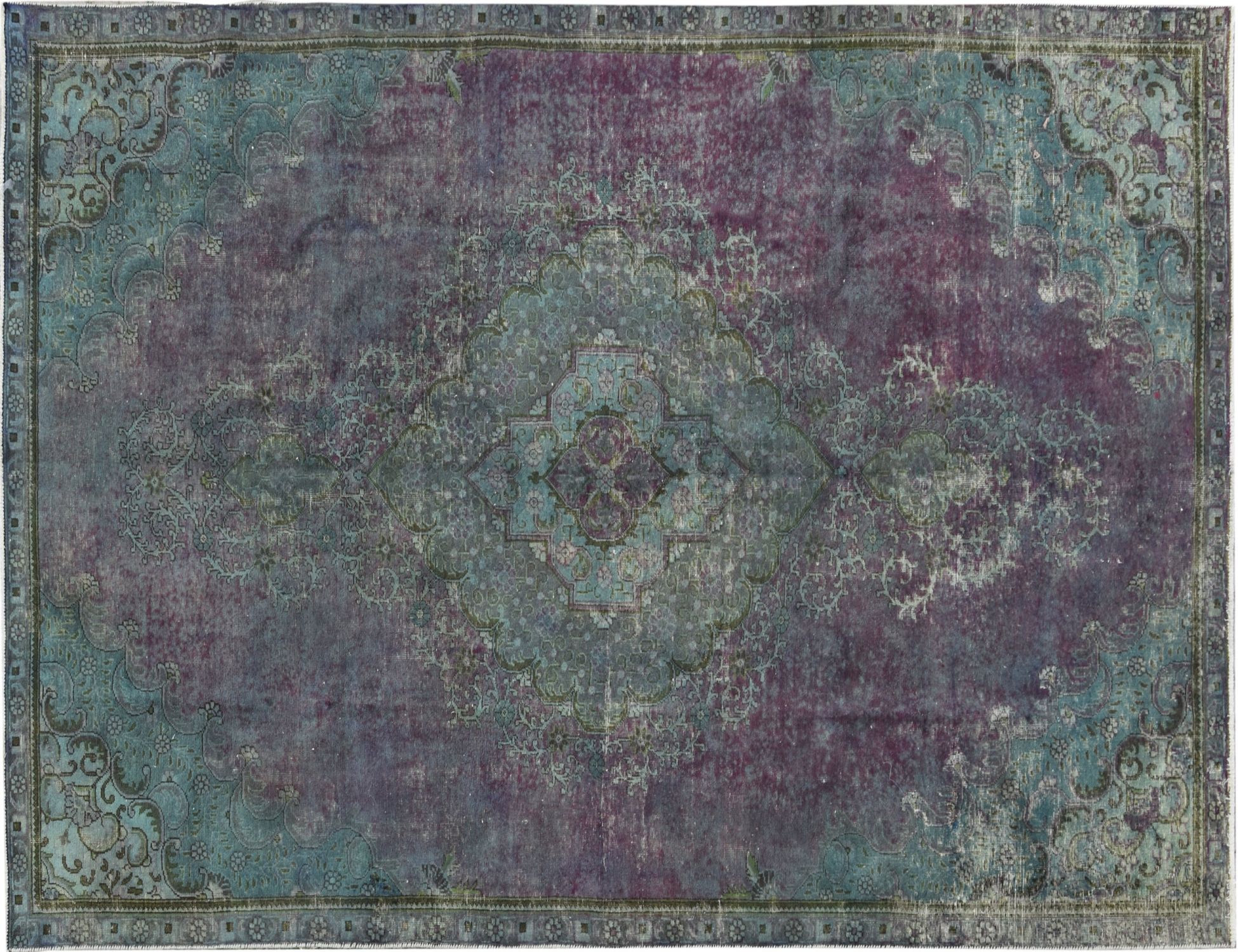 Persisk Vintagetæppe  lilla <br/>388 x 220 cm