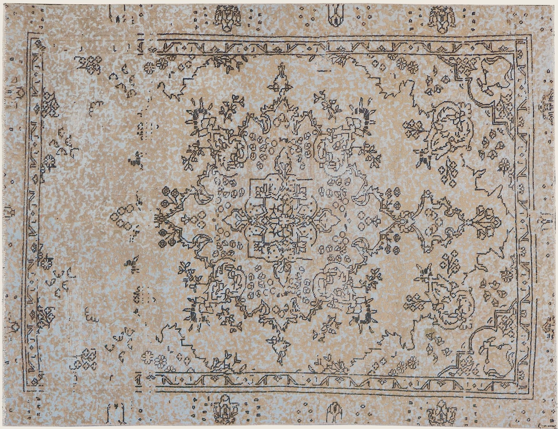 Persian Vintage Carpet  blue <br/>265 x 175 cm