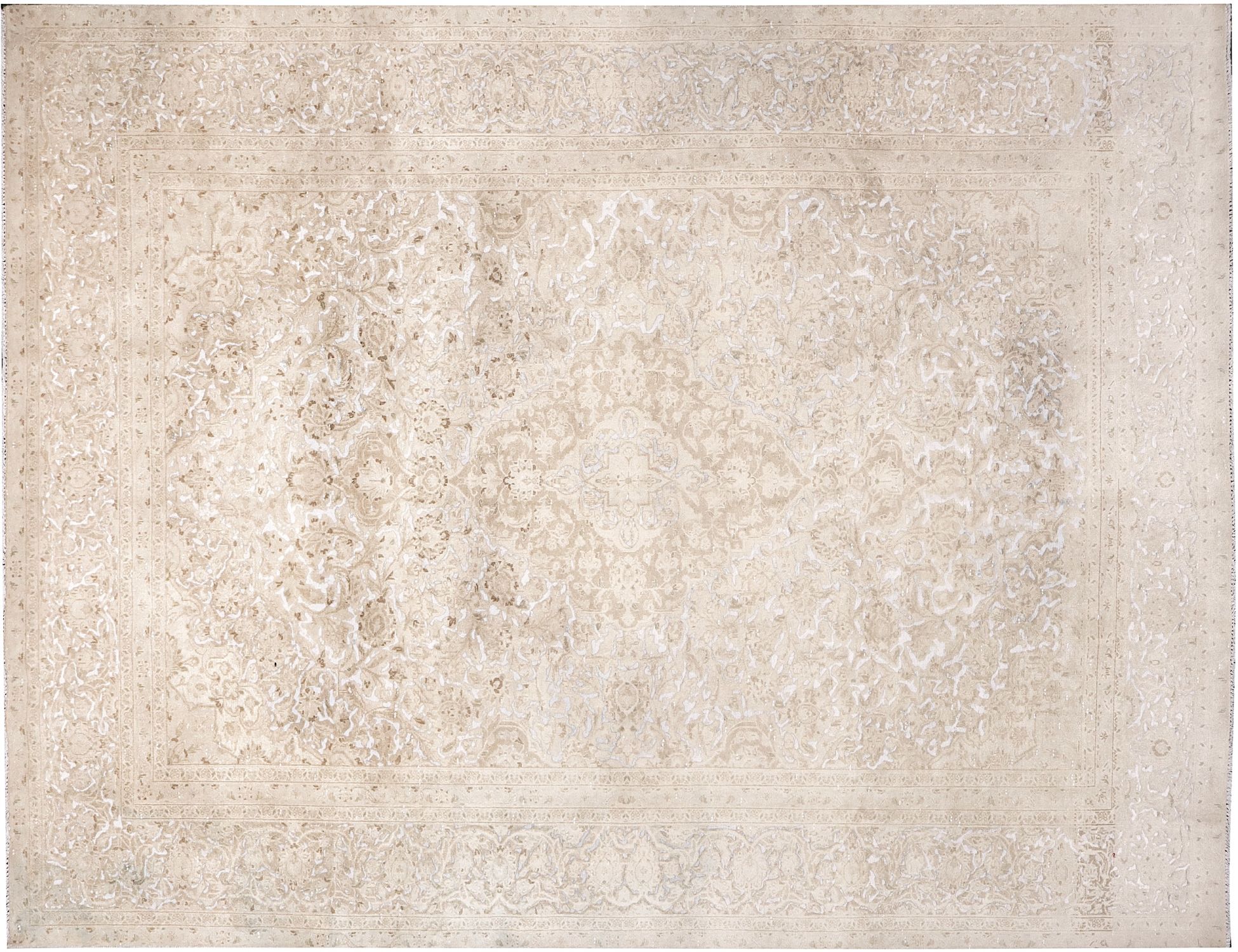 Alfombra persa vintage  beige <br/>356 x 227 cm