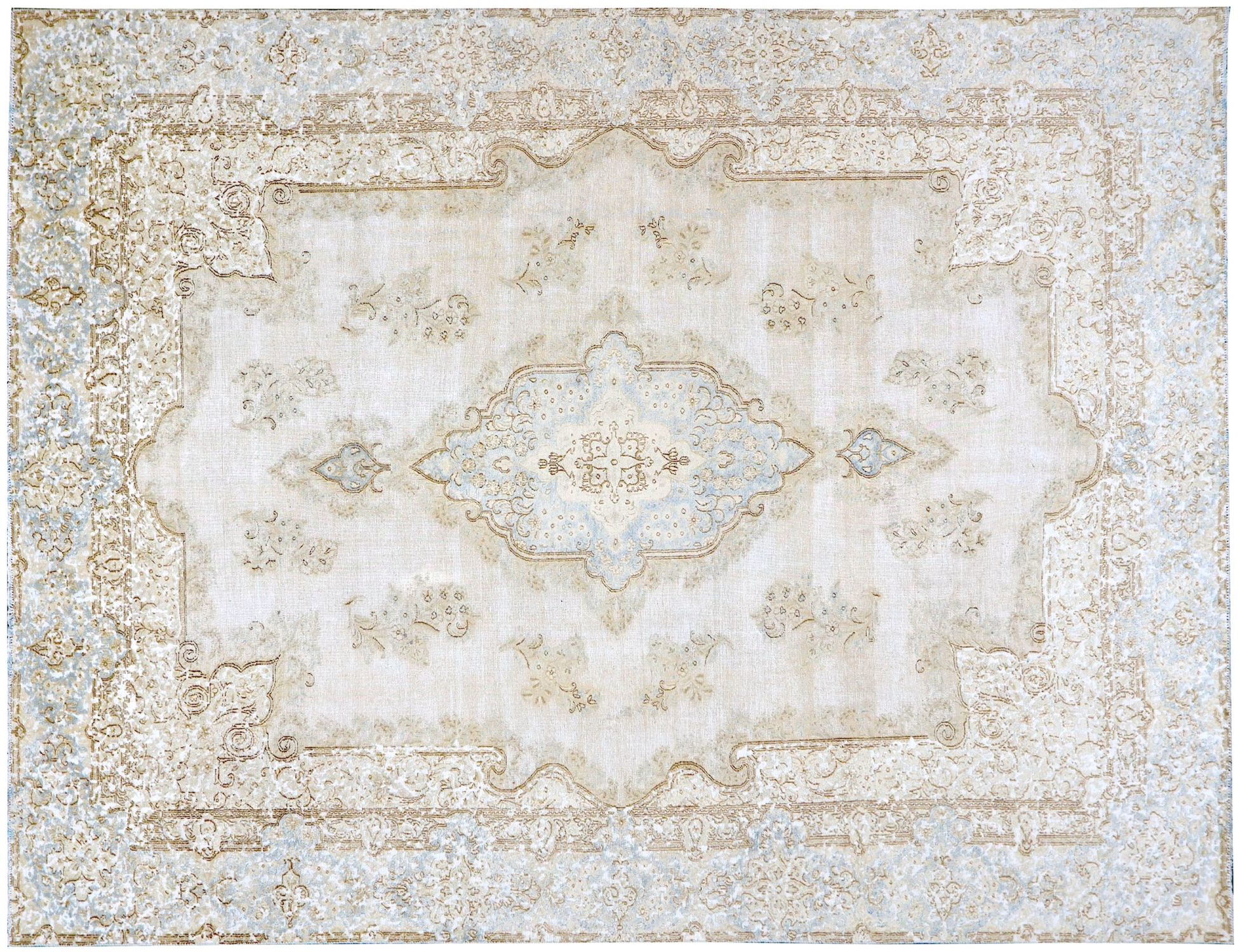 Persisk Vintagetæppe  beige <br/>350 x 248 cm