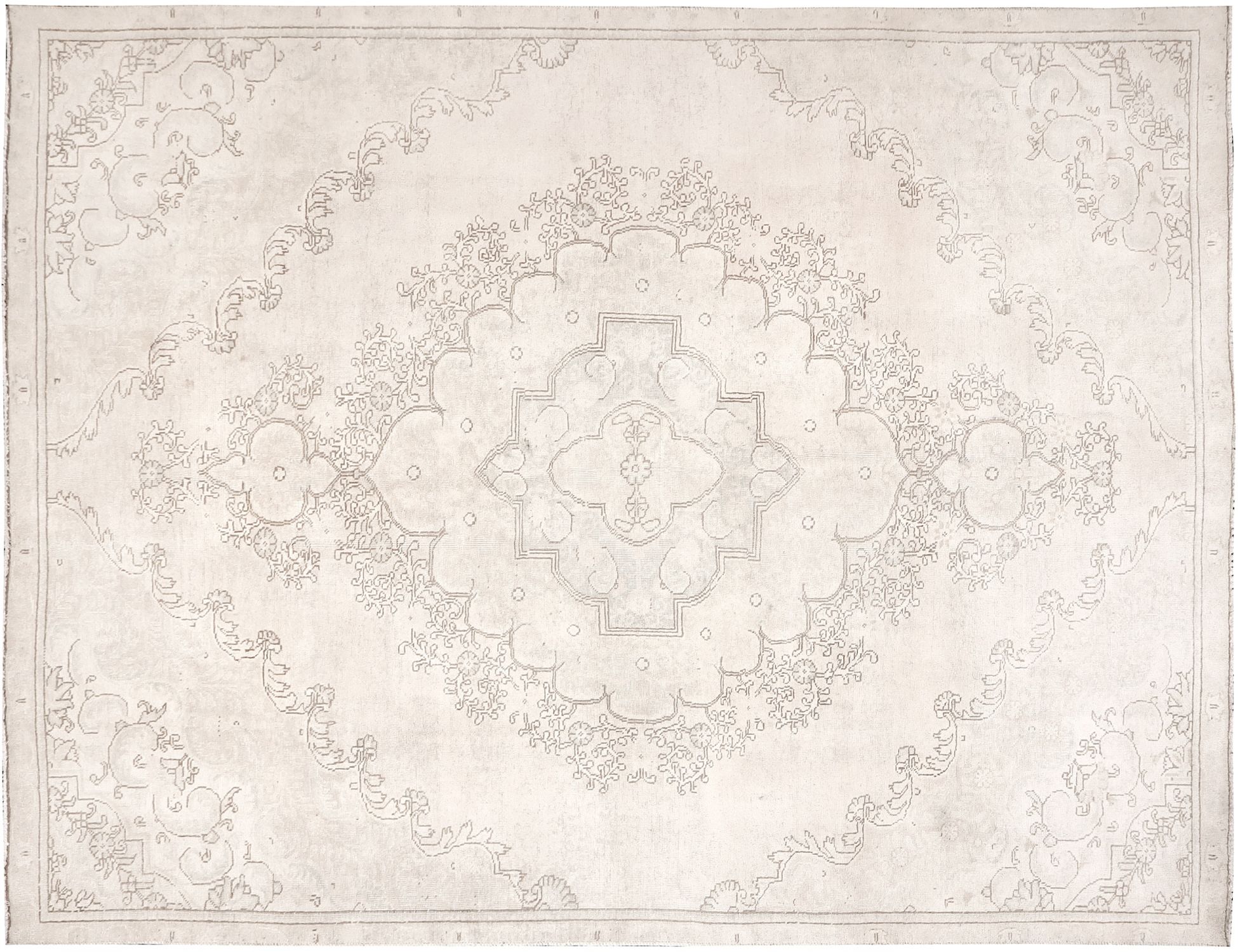 Persisk Vintagetæppe  beige <br/>315 x 210 cm