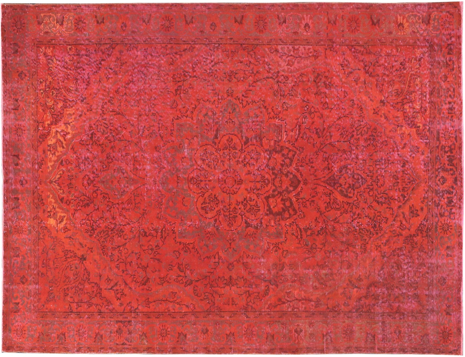 Tapis Persan vintage  rouge <br/>284 x 195 cm