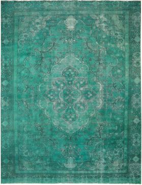 Tappeto vintage persiano 367 x 250 verde