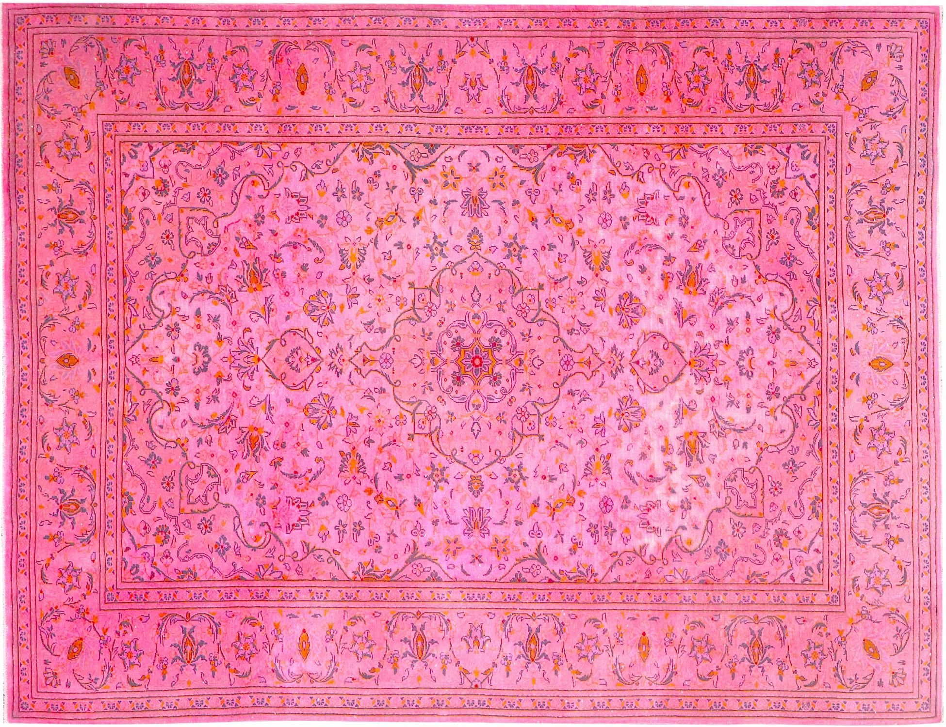 Persischer Vintage Teppich  rosa <br/>290 x 200 cm