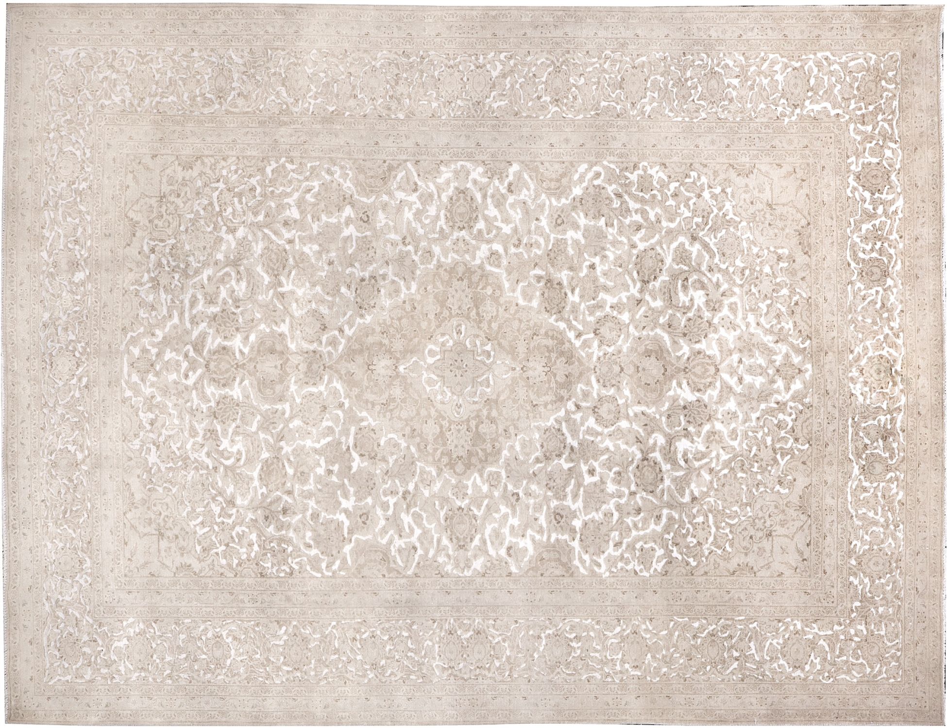 Tapis Persan vintage  beige <br/>382 x 233 cm