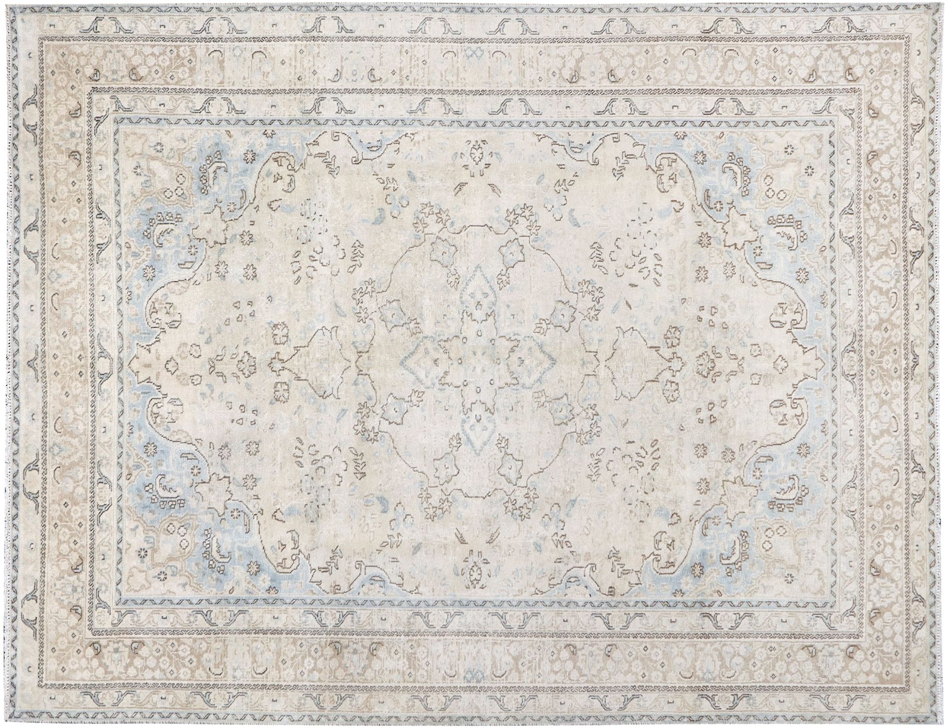 Alfombra persa vintage  beige <br/>294 x 190 cm