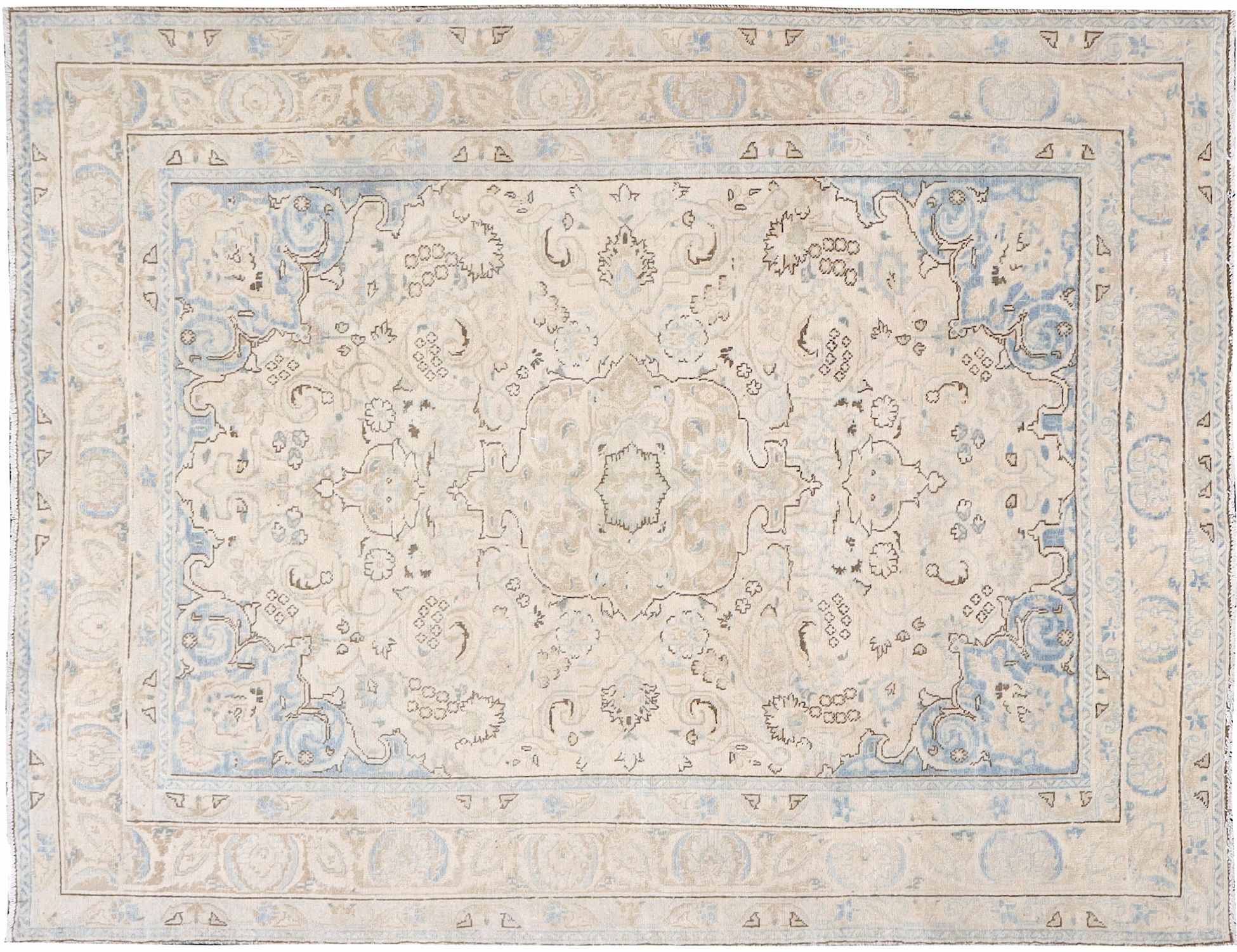 Persischer Vintage Teppich  beige <br/>270 x 200 cm