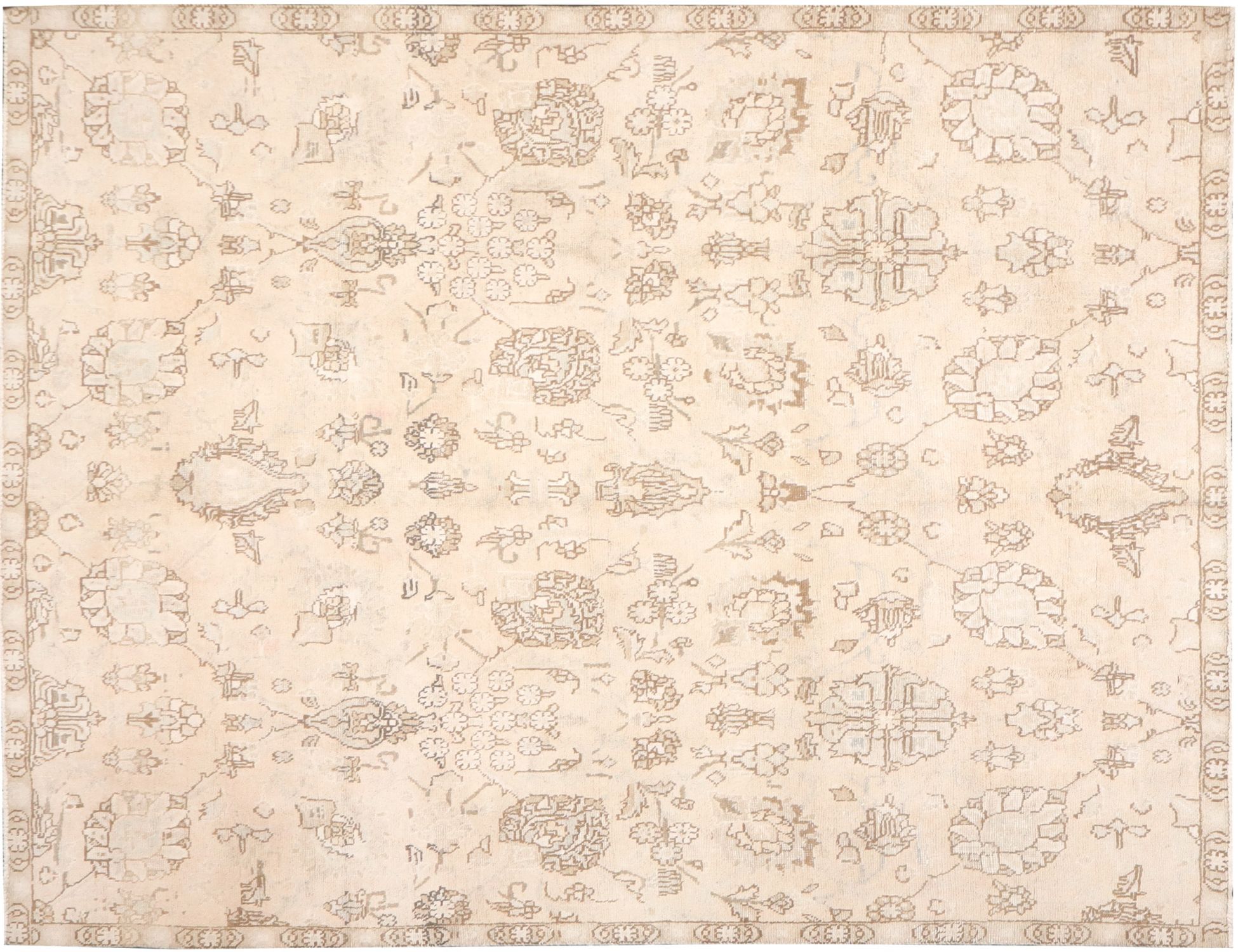 Persischer Vintage Teppich  beige <br/>270 x 200 cm