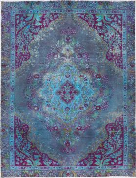 Tapis Persan vintage 275 x 182 turquoise