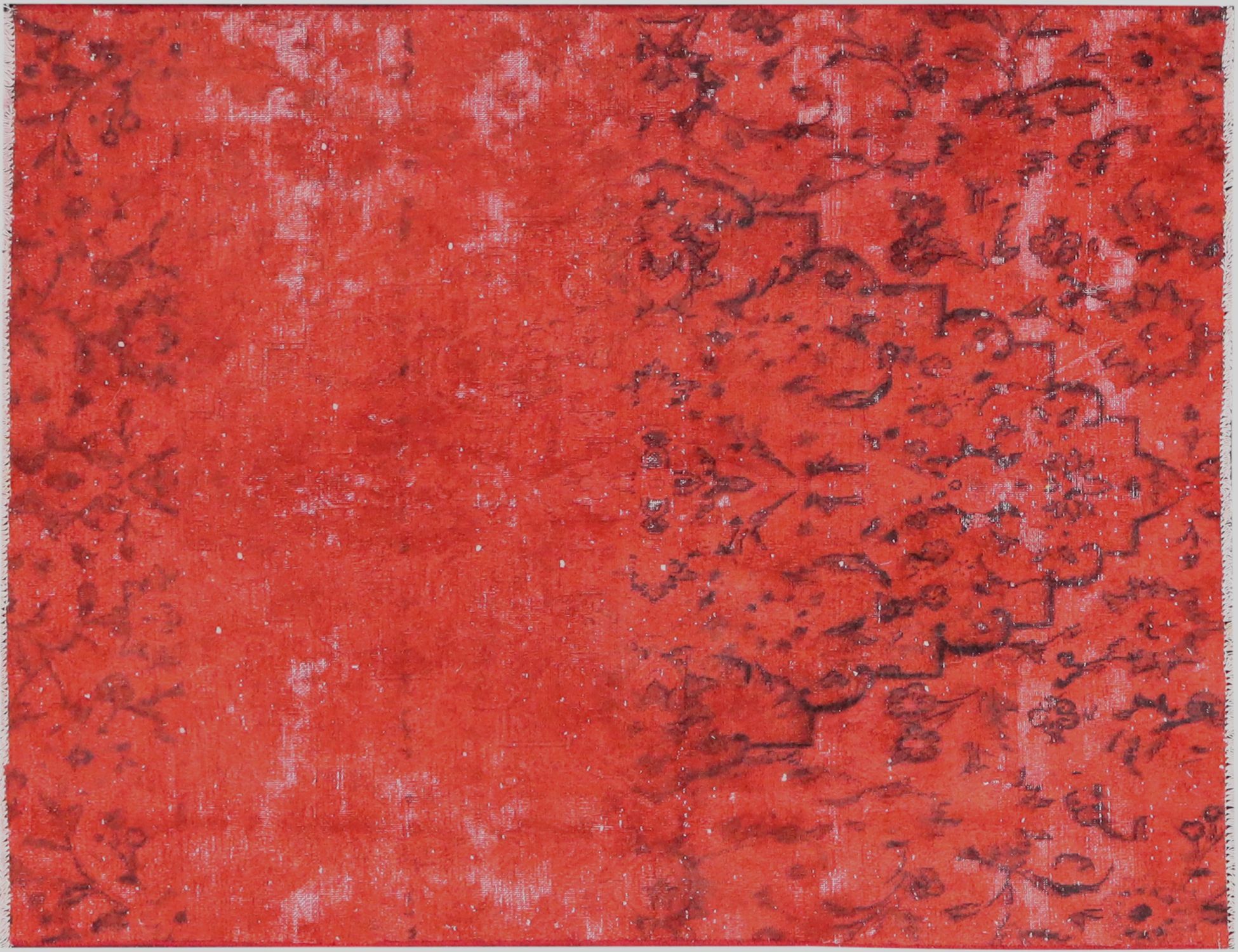 Persisk Vintagetæppe  orange <br/>145 x 125 cm