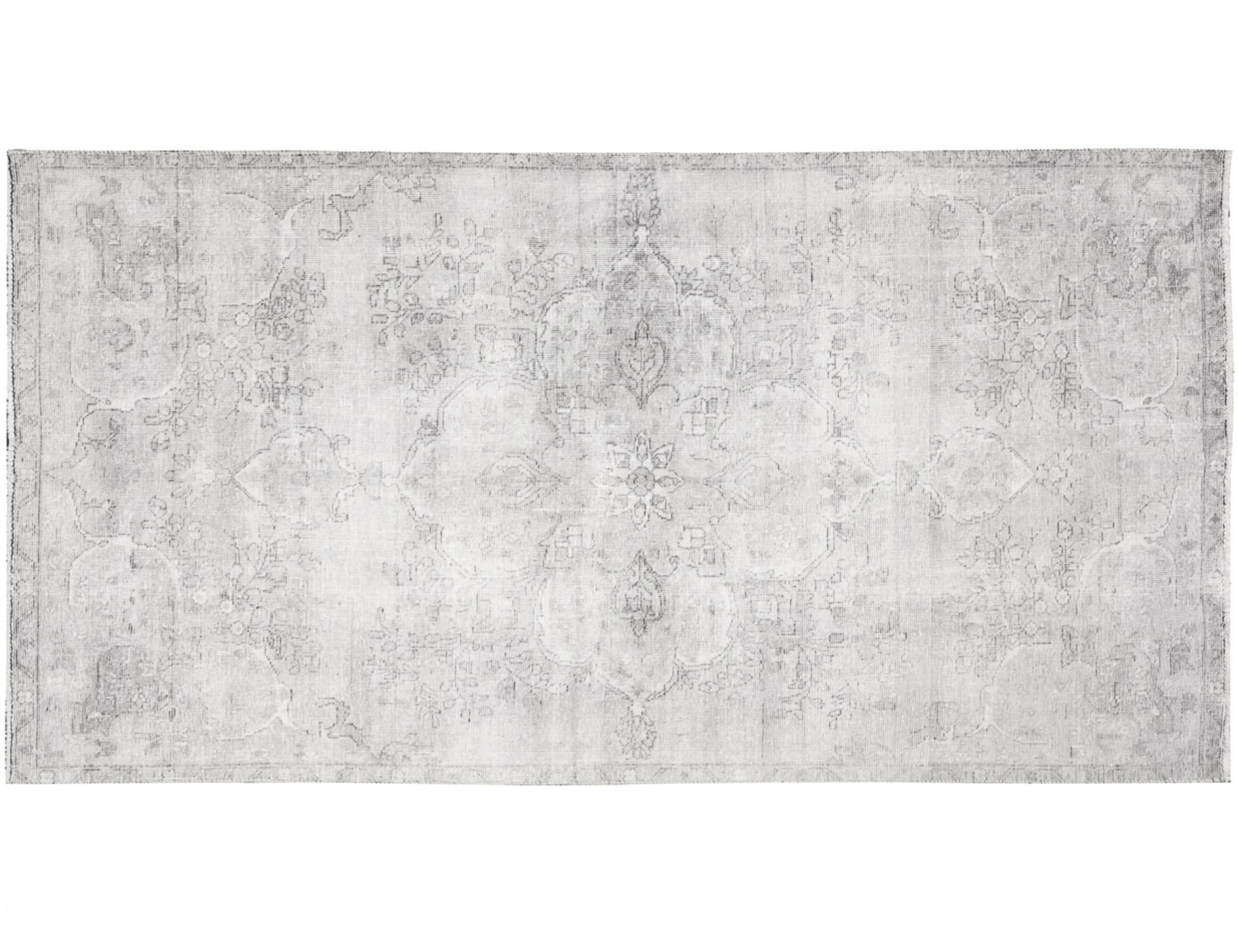 Persisk vintage teppe  grå <br/>250 x 140 cm