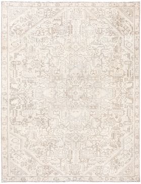 Persischer Vintage Teppich 235 x 145 beige