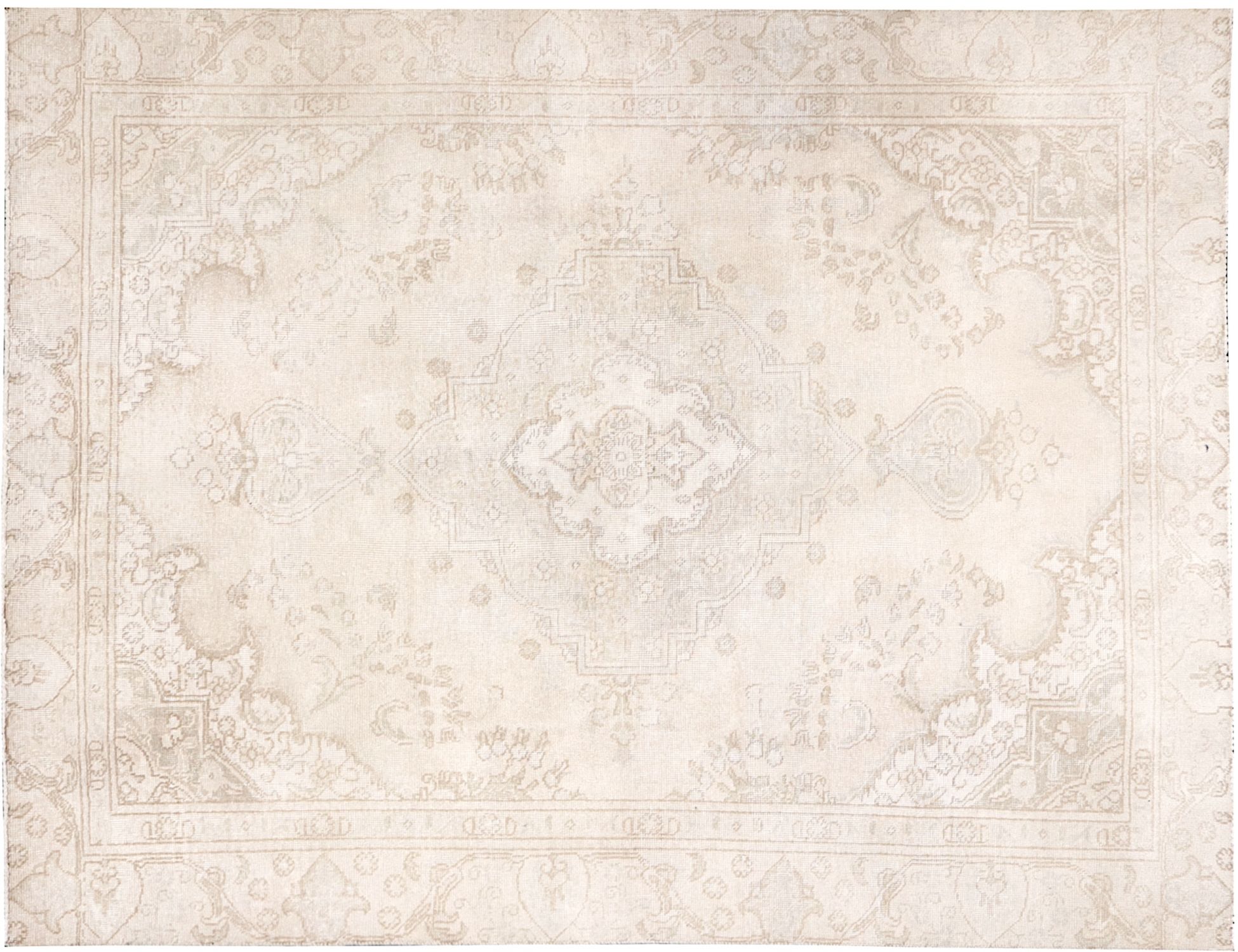 Persischer Vintage Teppich  beige <br/>270 x 180 cm