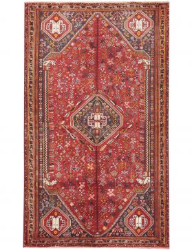 Persian Rug 244 x 145 red 