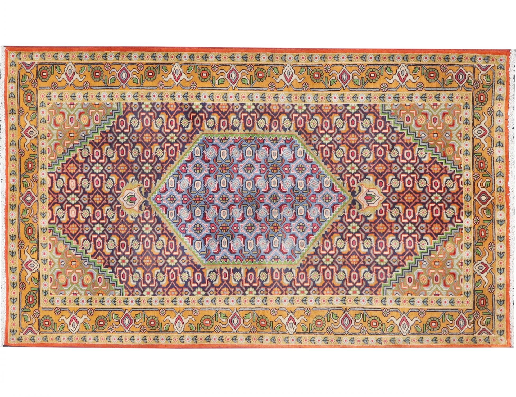 Tappeto persiano  blu <br/>191 x 125 cm