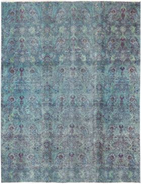 Tapis Persan vintage 247 x 190 turquoise