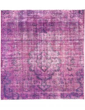 Tapis Persan vintage 220 x 190 violet