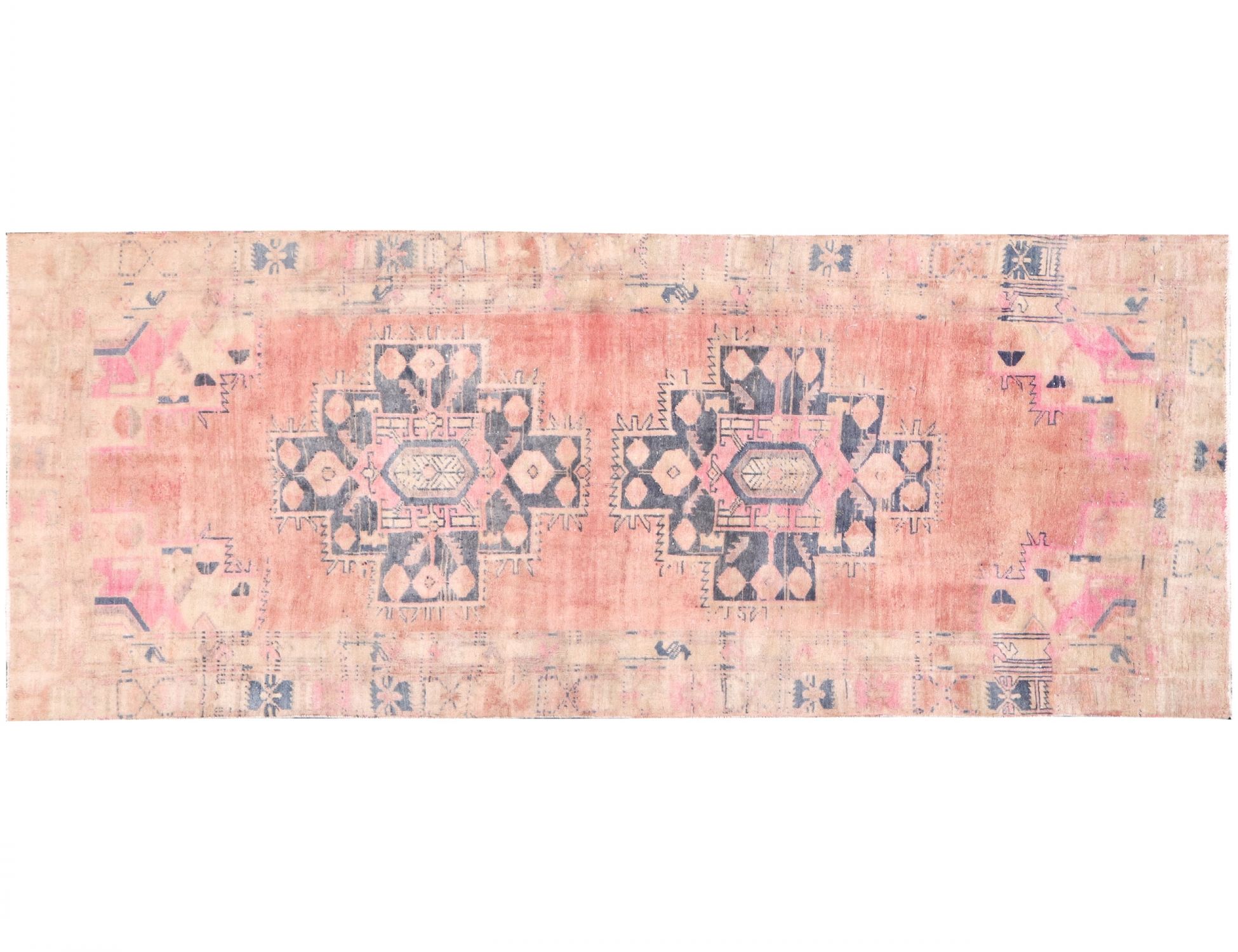 Persisk Vintagetæppe  beige <br/>300 x 120 cm