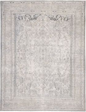 Alfombra persa vintage 279 x 191 gris