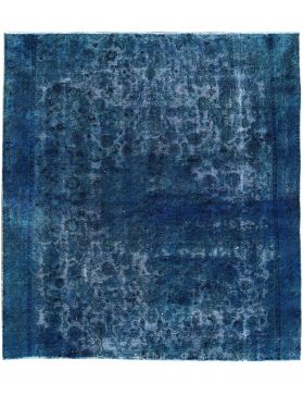 Quadrat Vintage Teppich   blau <br/>263 x 241 cm