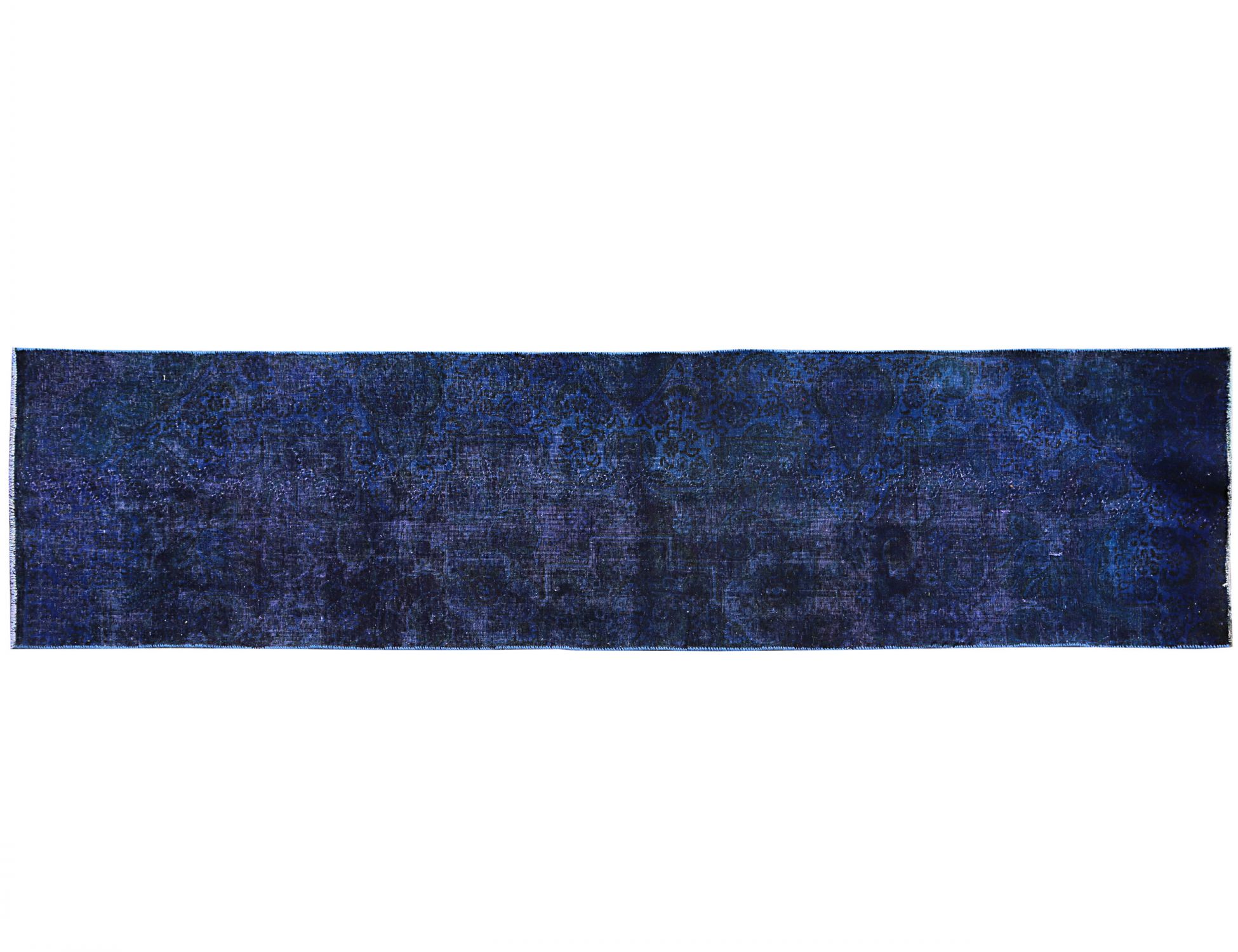 Vintage Teppich  blau <br/>325 x 81 cm