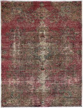 Retro Rug 208 X 118 red 