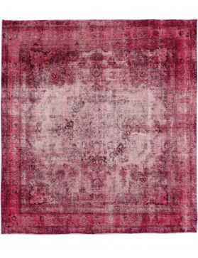 Quadrat Vintage Teppich  rot <br/>323 x 315 cm