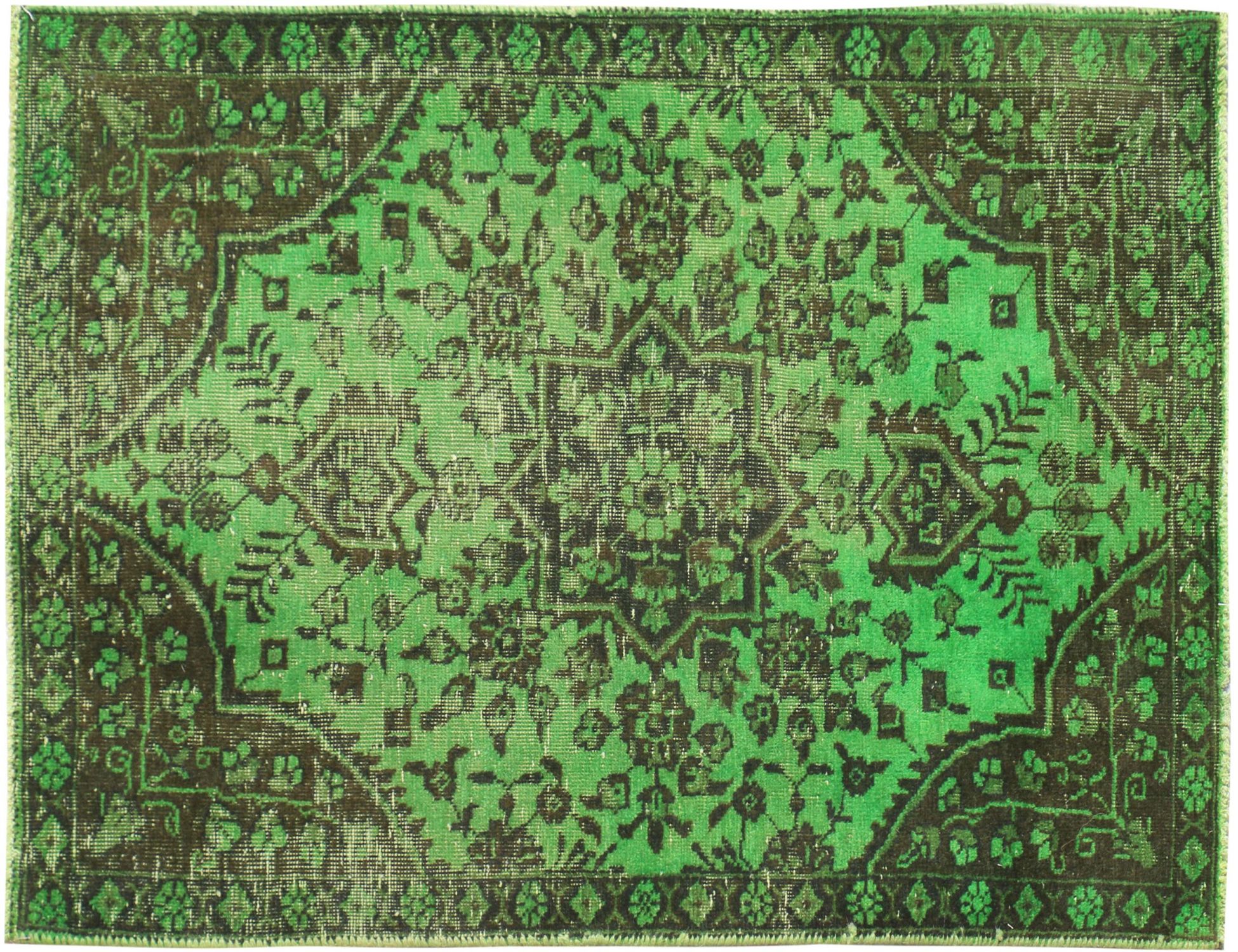 Tapis Vintage  vert <br/>146 x 88 cm