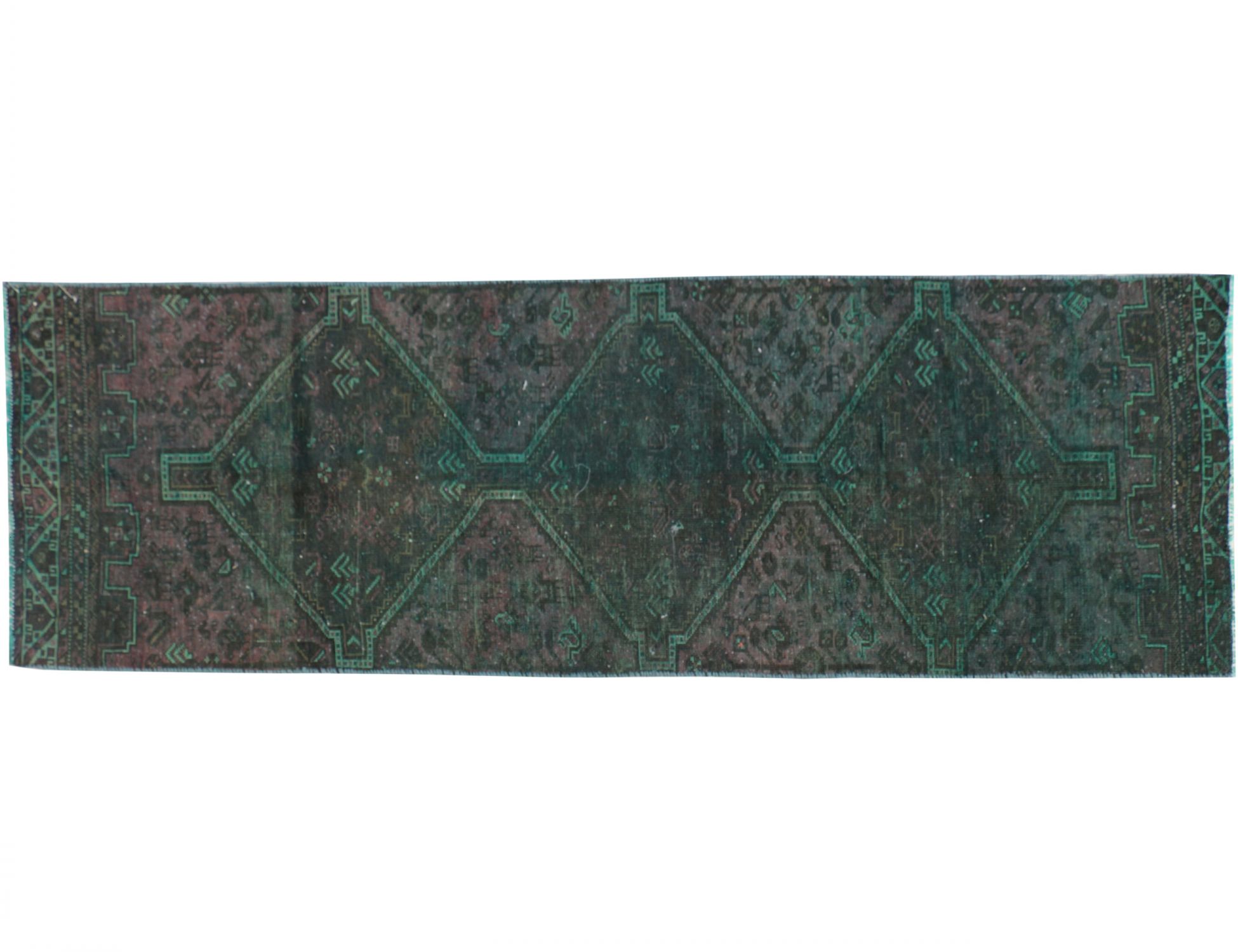 Tappeto Vintage  verde <br/>275 x 87 cm