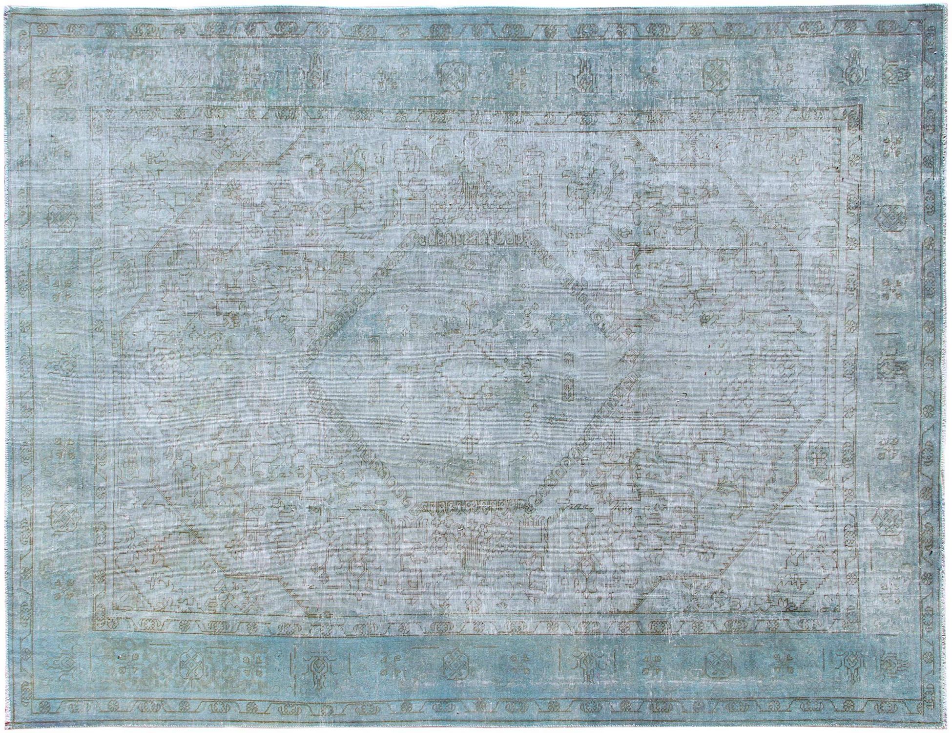 Alfombra persa vintage  verde <br/>342 x 242 cm