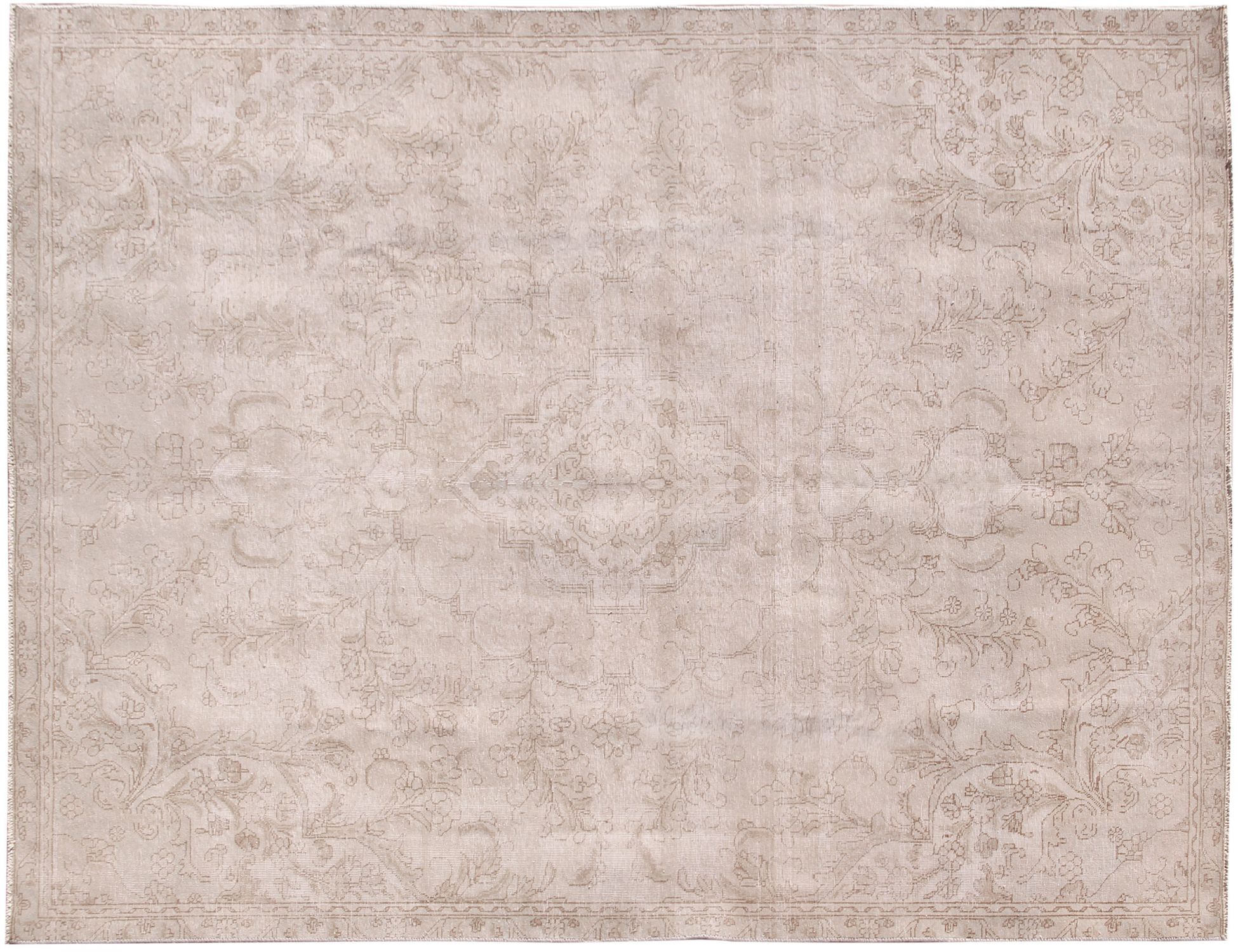 Persischer Vintage Teppich  beige <br/>328 x 224 cm