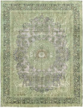 Tappeto vintage persiano  verde <br/>395 x 290 cm