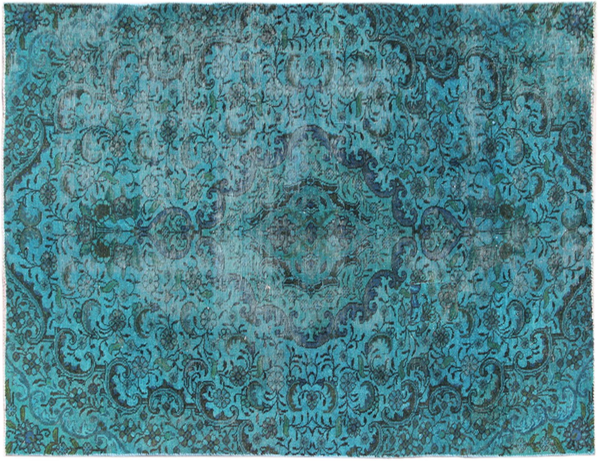 Persian Vintage Carpet  turkoise  <br/>240 x 135 cm