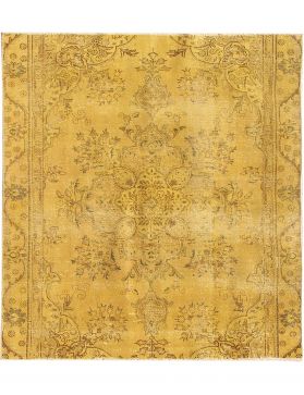 Tappeto vintage persiano  giallo <br/>215 x 175 cm