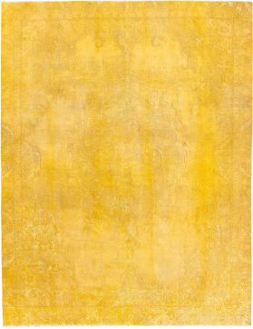 Tappeto vintage persiano  giallo <br/>355 x 260 cm