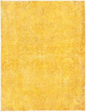 Tappeto vintage persiano  giallo <br/>215 x 132 cm