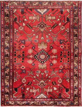 Hamadan Teppich  rot <br/>135 x 103 cm