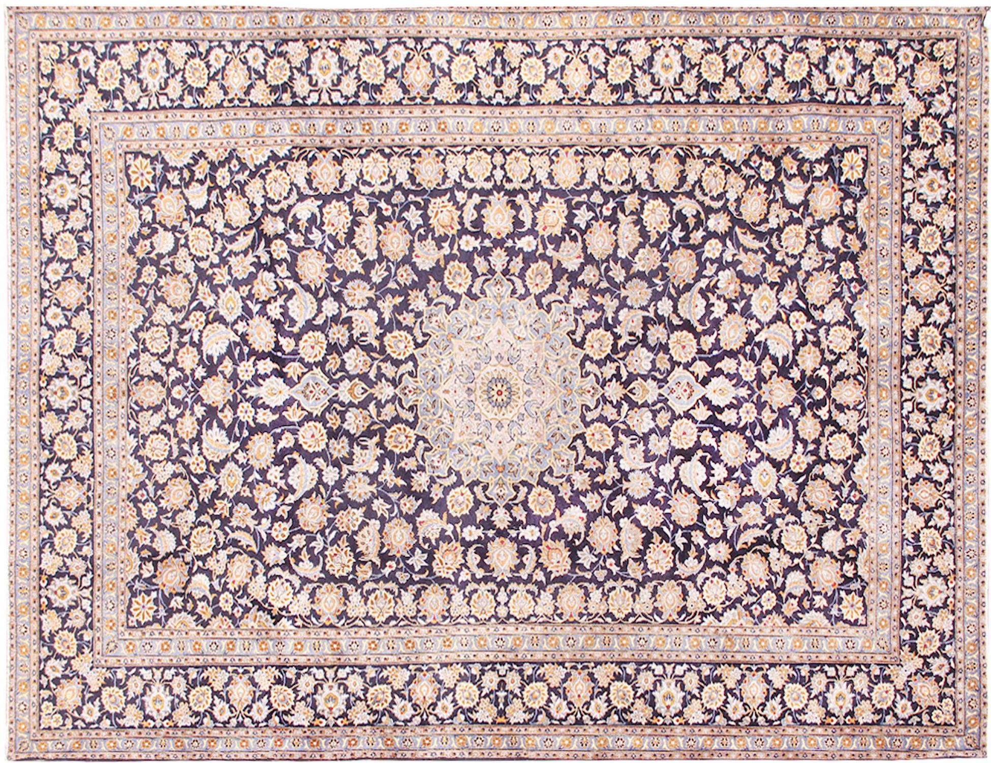 Keshan Tappeto  blu <br/>425 x 310 cm