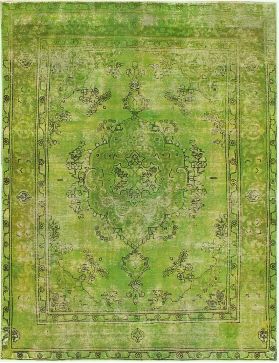 Tappeto vintage persiano  verde <br/>330 x 245 cm