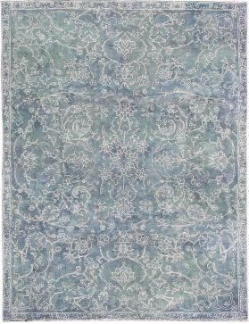 Tappeto vintage persiano  blu <br/>306 x 213 cm